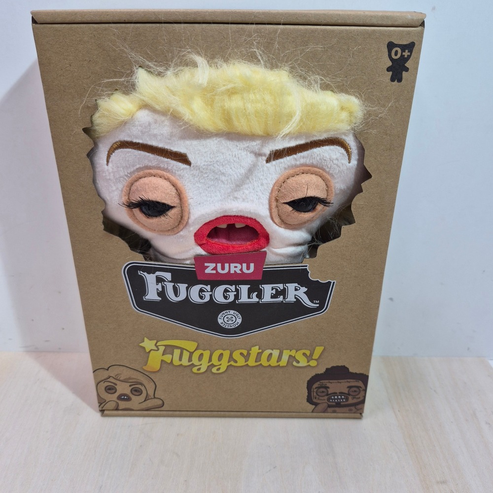 Zuru Fuggler Fuggstars Fleeting Fartlet Plush Monster Blonde Hair 15754B NIB